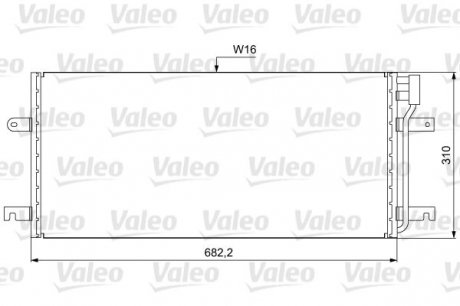 Радіатор кондиционера Valeo 814029 (фото 1)