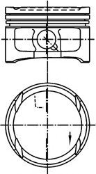 Поршень KOLBENSCHMIDT 99 563 600 (фото 1)