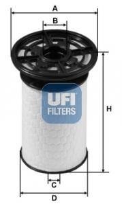 Паливний фільтр UFI 26.076.00 (фото 1)