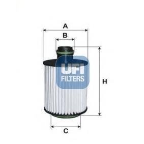 Масляний фільтр UFI 25.139.00 (фото 1)