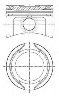 Поршень двигуна NURAL 8713840040 (фото 1)