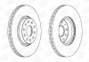 Диск тормозной AUDI Q3, VW JETTA, SKODA YETI передн. CHAMPION 562387CH (фото 1)