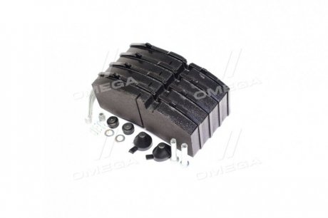 Колодка гальм. диск. HIGH POWER (компл. на вісь) SAF 22,5 RIDER RD29158PRO (фото 1)