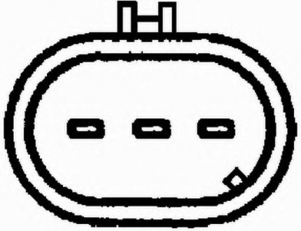 Датчик обертів колінвалу HELLA 6PU 009 121-321 (фото 1)