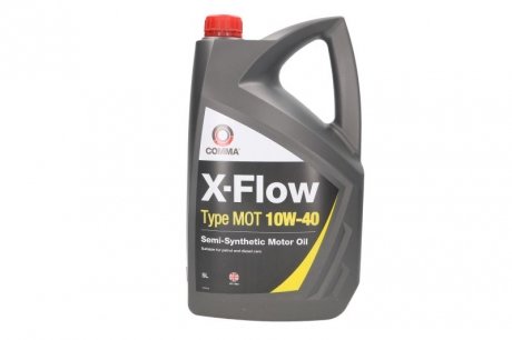 Олива для двигуна COMMA X-FLOW MOT 10W40 5L (фото 1)