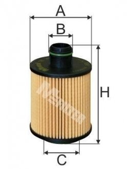 Фільтр оливний (фільтр-патрон) M-FILTER TE 4011 (фото 1)