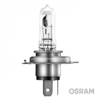 Лампа розжарювання H4 12V 60/55W Night Breaker Silver +100% OSRAM 64193NBSHCB (фото 1)