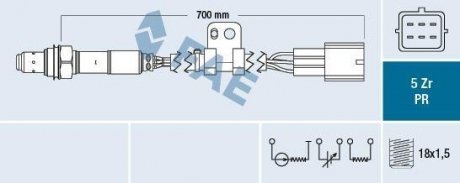 Лямбда-зонд FAE 75090 (фото 1)