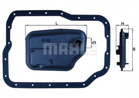 Фільтр гідравлічний HX 149D MAHLE HX149D (фото 1)