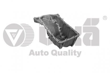 Поддон масляный алюминиевый с отверстием Skoda Superb (02-08)/VW Passat (97-05)/Audi A4 (99-05),A6 (98-05) VIKA 11030038001 (фото 1)