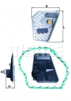 Фільтр АКПП Audi A4/A6/A8 97-11/Seat Exeo 1.6-2.0 09-14 (01J/01J 301 383 N/01J 301 383 R) HX 168D MAHLE HX168D (фото 1)