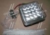 Фара LED квадр. 48W, 52 лампи, 110*107*61мм, 7500Lm гібридний промінь, 12/24V, 6000K (ТМ) JUBANA 453701085 (фото 2)