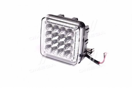 Фара LED квадр. 48W, 52 лампи, 110*107*61мм, 7500Lm гібридний промінь, 12/24V, 6000K (ТМ) JUBANA 453701085 (фото 1)