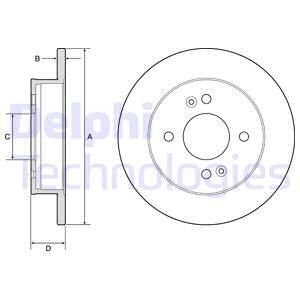 Гальмівний диск Delphi BG4917C (фото 1)