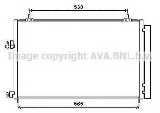 Радіатор кондиціонера TOYOTA RAV4 (вир-во) AVA COOLING TO5679D (фото 1)