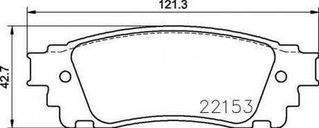 Гальмівні колодки дискові P83 166 BREMBO P83166 (фото 1)