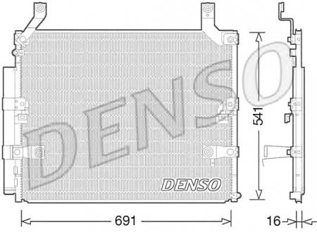 Радиатор кондиціонера DENSO DCN50032 (фото 1)
