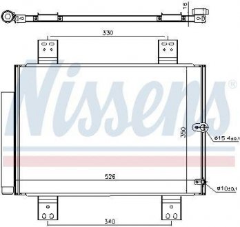 Радиатор кондиціонера NISSENS 940560 (фото 1)