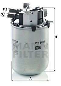 Фильтр топливный -FILTER MANN WK 9039 (фото 1)