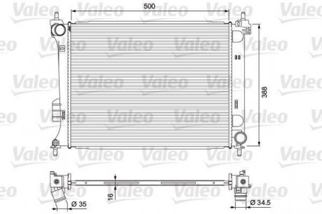 Радиатор Valeo 701729 (фото 1)