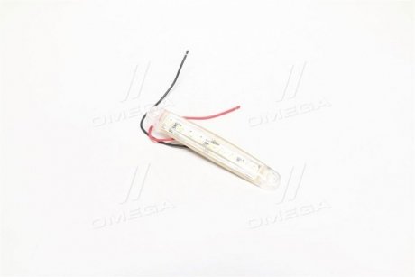 Фонарь габаритный 24V LED белый (9 диодов, 1 ряд) TEMPEST TP02-57-053 (фото 1)