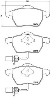 Тормозные колодки Xtra BREMBO P 85 085X (фото 1)