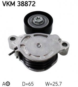 Натяжний ролик, поліклиновий ремінь SKF VKM 38872 (фото 1)