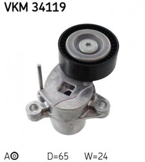 Натяжной ролик, поликлиновой ремень SKF VKM 34119 (фото 1)