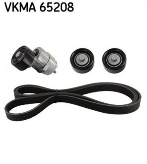 Комплект поліклиновий (ремінь+ролики) SKF VKMA 65208 (фото 1)