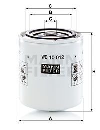 Фільтр гідравлічний MANN WD 10 012 (фото 1)