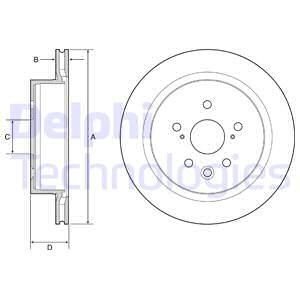 Гальмівний диск Delphi BG4962C (фото 1)