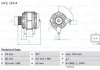 Генератор BOSCH 0 986 080 140 (фото 1)