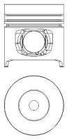 Поршень NURAL 87-247800-00 (фото 1)