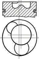 Поршень двигуна NURAL 87-337500-00 (фото 1)