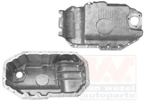 Поддон, масляный картера двигателя VAG Golf IV 1.4/1.6 16v Van Wezel 5888077 (фото 1)