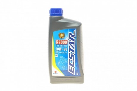 МАСЛО R7000 ECSTAR 10W40 (12шт х 1л) SUZUKI 9900022B57B001 (фото 1)