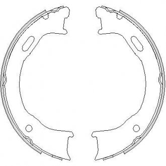 Колодки гальмівні барабанные 4747.00 REMSA 474700 (фото 1)