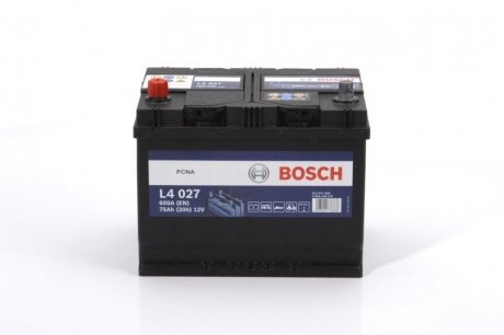 Акумуляторна батарея 75А BOSCH 0 092 L40 270 (фото 1)