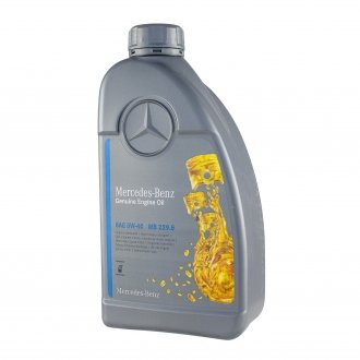Масло моторное mb 229.5 5w-40, 1л BENZ MERCEDES-BENZ A000989920211AIFE (фото 1)