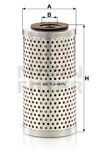 Фільтр гидравлический -FILTER MANN H 8010 (фото 1)