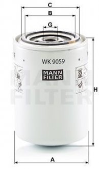 Фільтр палива -FILTER MANN WK9059 (фото 1)