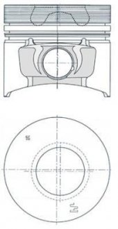 Поршень KOLBENSCHMIDT 40 773 600 (фото 1)