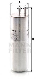 Паливний фільтр MANN WK 8058 (фото 1)