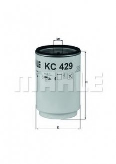 Паливний фільтр MH KC 429D MAHLE ="KC429D" (фото 1)
