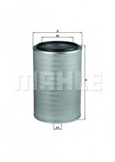 A_Фільтр повітряний Renault V.I. ="" MAHLE ="LX768" (фото 1)