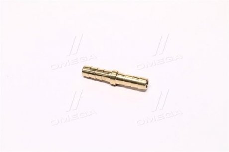 Двусторонний соединитель на шланг (латунь) 8*8мм (про-во) AIRKRAFT HRC05-05 (фото 1)