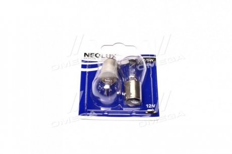Лампа вспомогат. освещения P21/5W 12V 21/5W BAY15d (Blister 2шт) (Neolux) OSRAM N380-02B (фото 1)