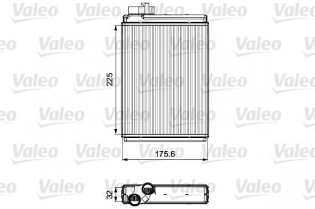 Радиатор пічки Valeo 811507 (фото 1)