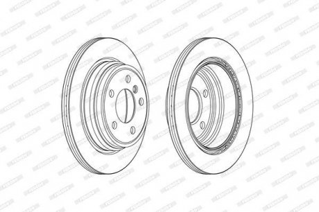 Тормозной диск FERODO DDF2313C (фото 1)