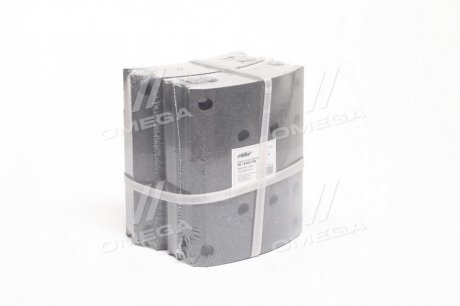 Накладка торм.CERAMIC (компл. на вісь) 1-й рем. 410х223 MAN F90, F2000, TGA, MB ACTROS, RIDER RD 19496/1PR (фото 1)